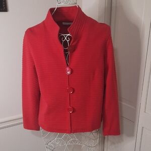 Coldwater Creek Vibrant Red Blazer